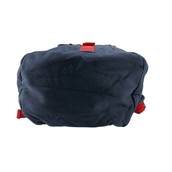 Rare! Vintage Serrio Backpack Has many pockets inside and out! Red and blue colo - Picture 6 of 11